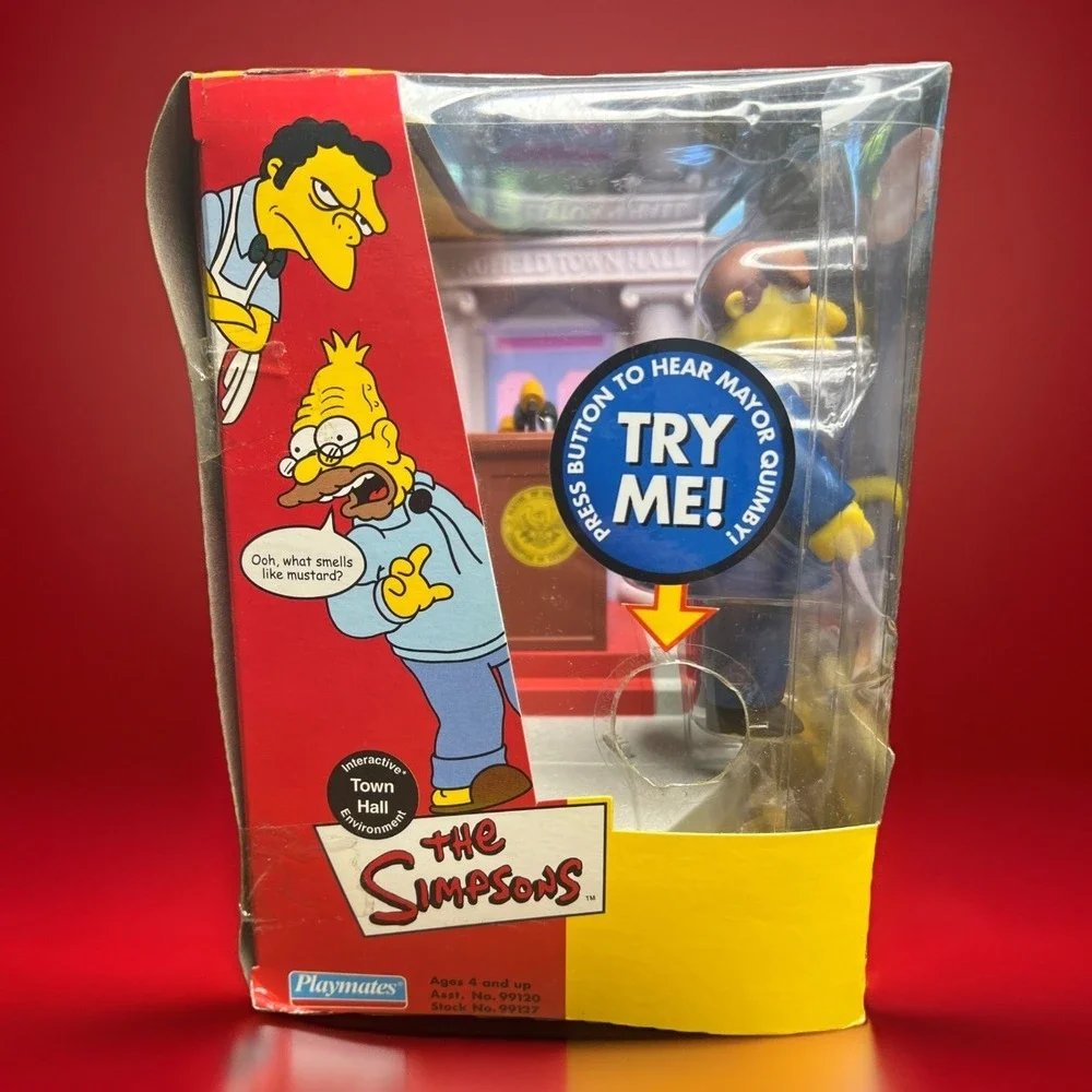 Simpsons World Of Springfield  Town Hall W/Exclusive Mayor‎ Quimby  NIB Works